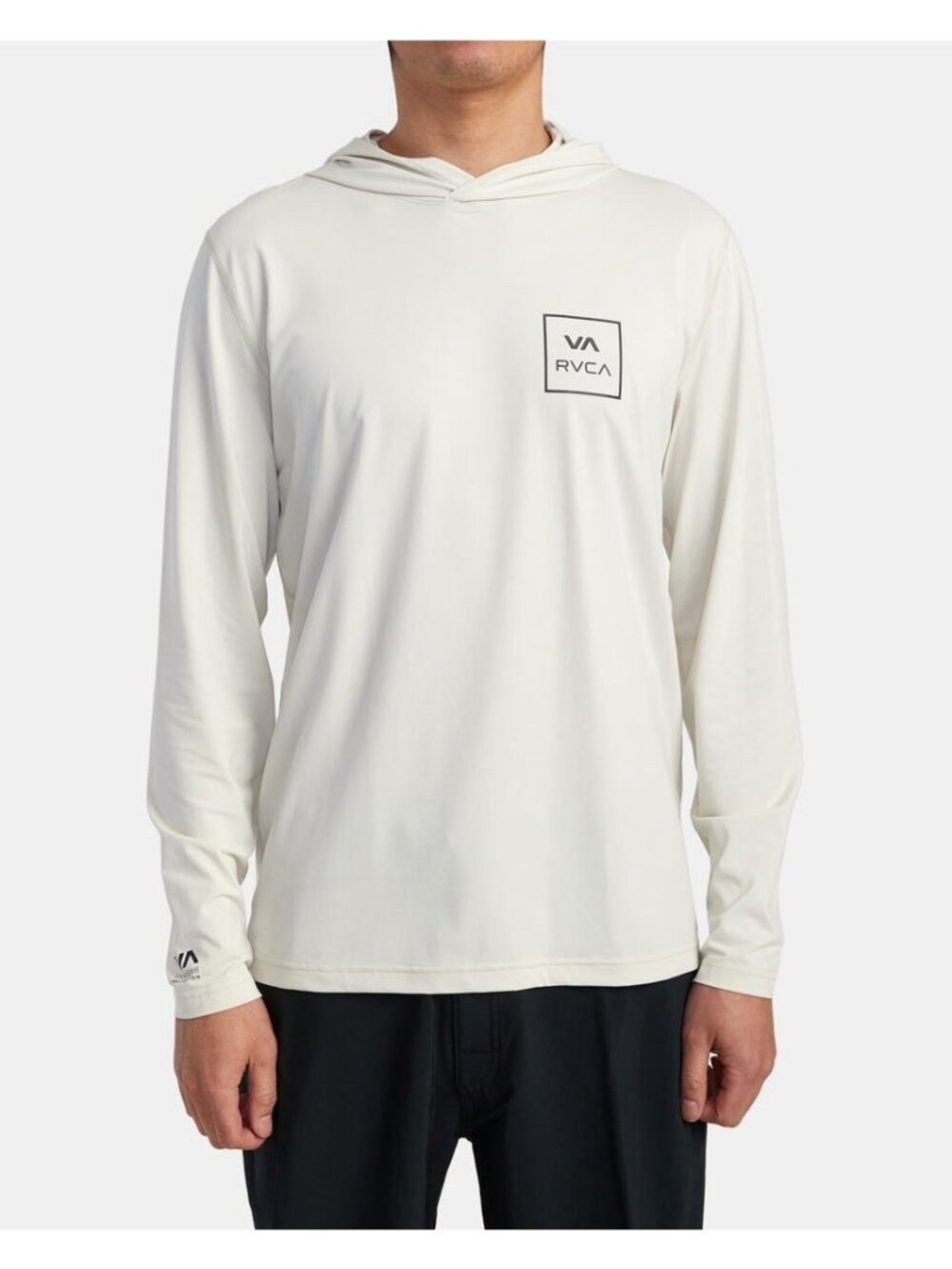 $50 RVCA Men’s Surf Hoodie Shirt Long Sleeves Rash Guard UPF Proteccion Size M